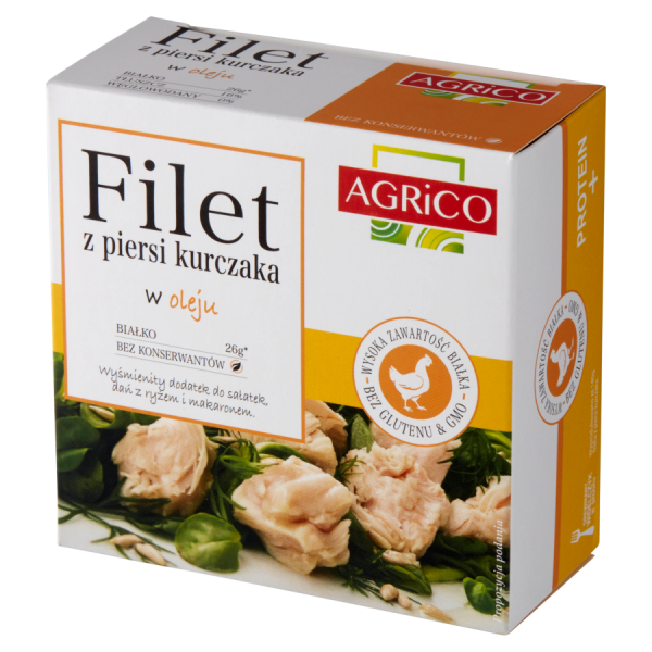 Agrico filet z kurczaka w oleju 160g 18 sztuk