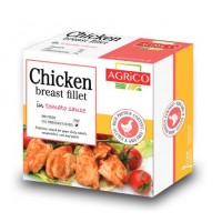 Agrico CHICKEN FILLET IN TOMATO SAUCE 160g 18 pcs