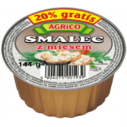 Agrico LARD WITH MEAT 144g 12 pcs.