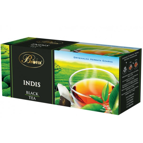 Bi FIX Thea Indis CZARNA ORYGINALNA Herbata ekspresowa 100 x 2 g