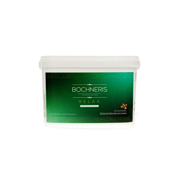 Bochneris RELAX Naturalna sól jodowo-bromowa wiaderko 3kg- lemongras