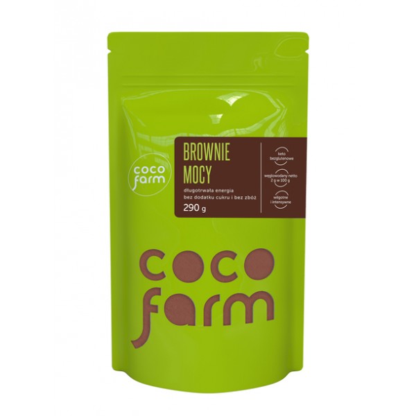 COCO FARM Keto mieszanka do wypieku ciasta BROWNIE MOCY 290g