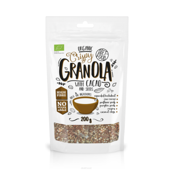 Diet-Food Bio granola z kakao 200g