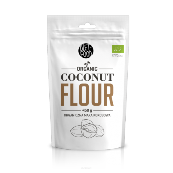 Diet-Food KETO Friendly - Bio Mąka Kokosowa 450g