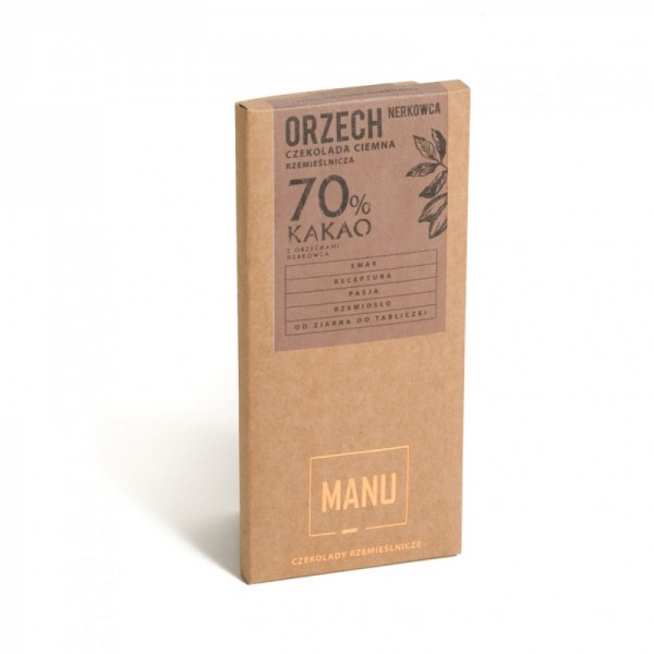 Manufaktura Czekolady Czekolada MANU orzech nerkowca 70% kakao 60g