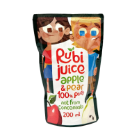 Rubi Juice soczek szkolny jabłko-gruszka NFC ze słomką 200 ml