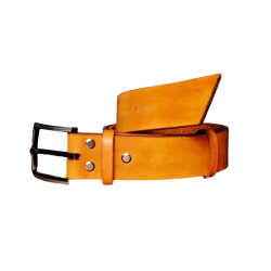 Wildleather Men's leather belt - 4 cm wide - various colors