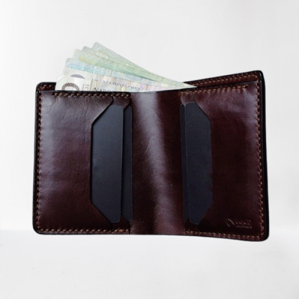 Wildleather Męski skórzany portfel z możliwością personalizacji - model "Długi"