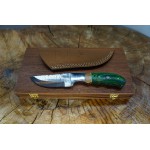 Ztefan Nóż ze stali damasceńskiej NM-022 w komplecie z pudełkiem z egzotycznego drewna
