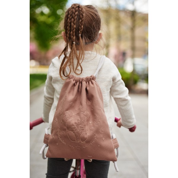 RASPBERI Ręcznie haftowany plecak dla przedszkolaka KOALA