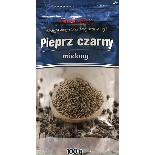 Interjarek Pieprz czarny mielony 100g (20 szt.)