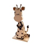 Lampka drewniana dla dziecka Żyrafa